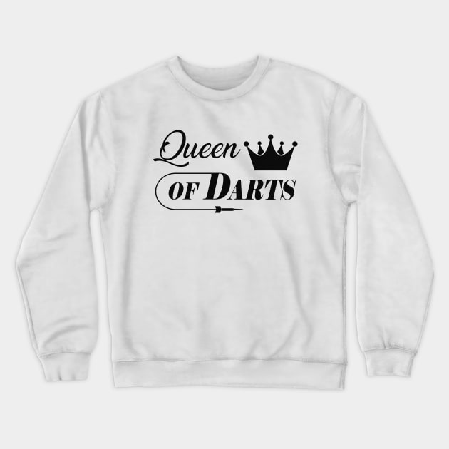 Queen of darts Crewneck Sweatshirt by KC Happy Shop